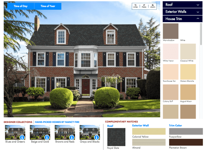 Virtual exterior home design