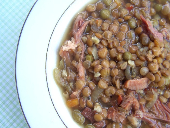 Lentil soup recipes with ham