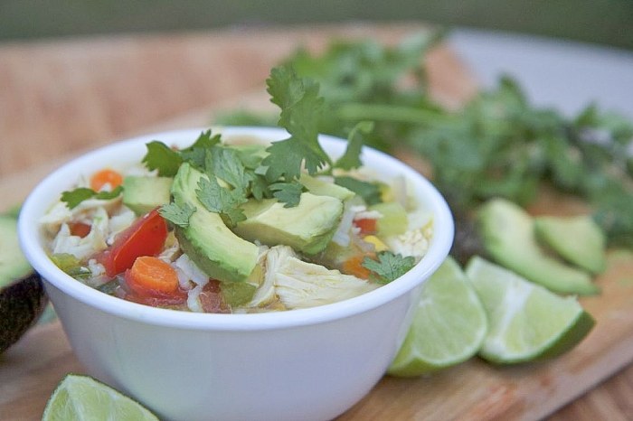 Mexican chicken rice soup recipe